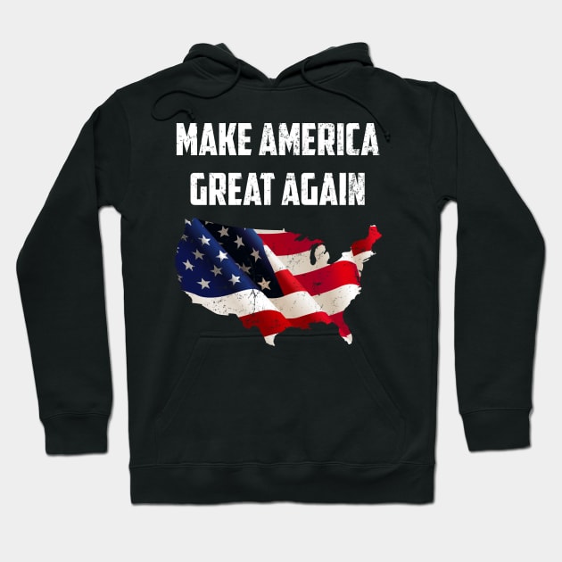 Make America Great Again Hoodie by William Edward Husband